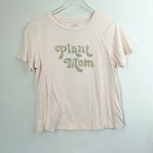 Comune Cotton Short Sleeve Plant Mom Small